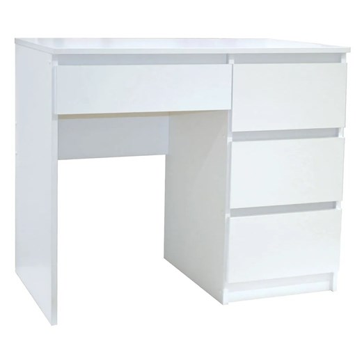Białe minimalistyczne biurko - Bako 3X Elior One Size Edinos.pl