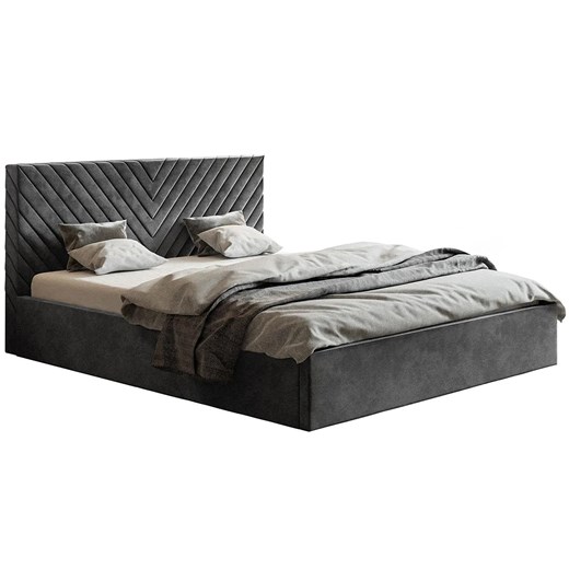 Tapicerowane łóżko 120x200 Nuvell 4X - 36 kolorów Elior One Size Edinos.pl promocyjna cena