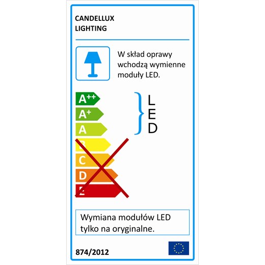 Nowoczesny plafon sufitowy led - K126-Asteria Lumes One Size promocyjna cena Edinos.pl