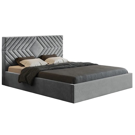 Tapicerowane łóżko 160x200 Clemont 3X - 36 kolorów Elior One Size promocja Edinos.pl