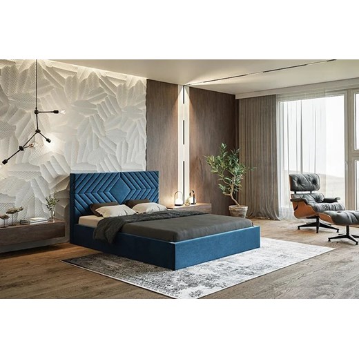 Tapicerowane łóżko 180x200 Clemont 4X - 36 kolorów Elior One Size Edinos.pl