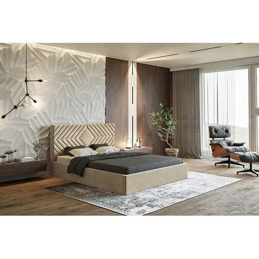 Tapicerowane łóżko 180x200 Clemont 4X - 36 kolorów Elior One Size Edinos.pl