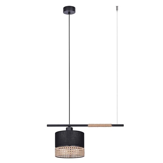 Lampa wisząca z rattanowym abażurem - S907-Versi Lumes One Size Edinos.pl