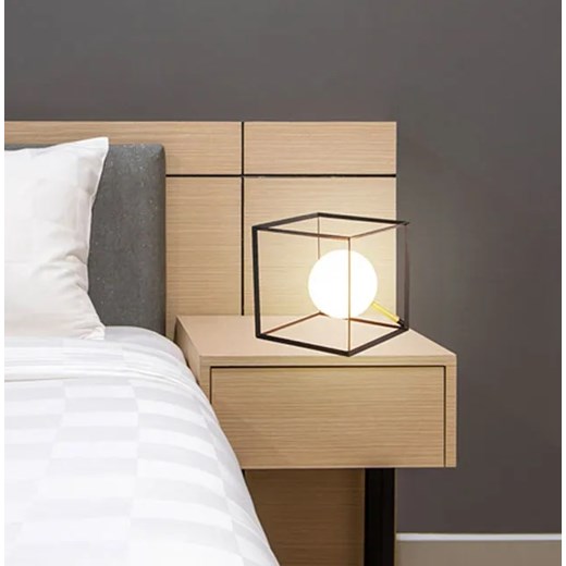 Mała lampka nocna w stylu industrialnym - K132-Cube Lumes One Size okazja Edinos.pl