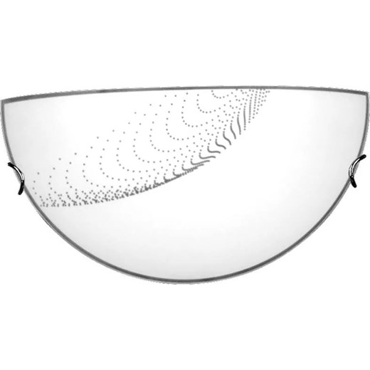 Szklany półokrągły kinkiet ścienny - S922 D9-L28 - id: 26677 - marki Lumes - 172217775 Szklany półokrągły kinkiet ścienny - S922 D9-L28 ze sklepu Edinos.pl w kategorii Lampy ścienne - zdjęcie 172217775