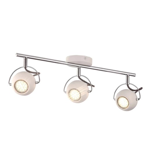 Biała potrójna lampa sufitowa z reflektorami - 4X S982 L2-A96 ze sklepu Edinos.pl w kategorii Lampy sufitowe - zdjęcie 172218046