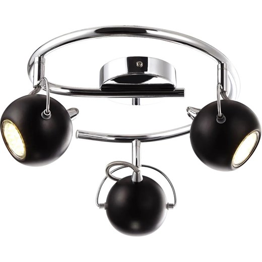 Czarna punktowa lampa sufitowa potrójna - S983 G6-N26 ze sklepu Edinos.pl w kategorii Lampy sufitowe - zdjęcie 172218055