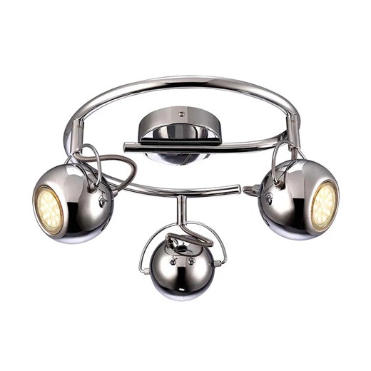 Chromowana lampa sufitowa punktowa - 6X S983 H9-Z71 ze sklepu Edinos.pl w kategorii Lampy sufitowe - zdjęcie 172218058