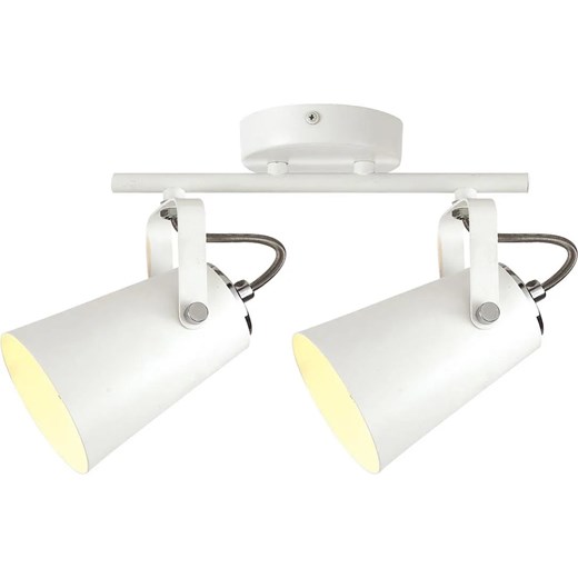 Biała loftowa lampa sufitowa z reflektorami - 3X S986 A4-T47 ze sklepu Edinos.pl w kategorii Lampy sufitowe - zdjęcie 172218067