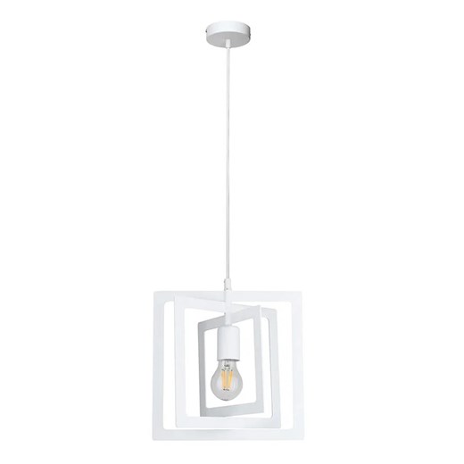 Biała geometryczna lampa wisząca - A76-Peza Lumes One Size Edinos.pl