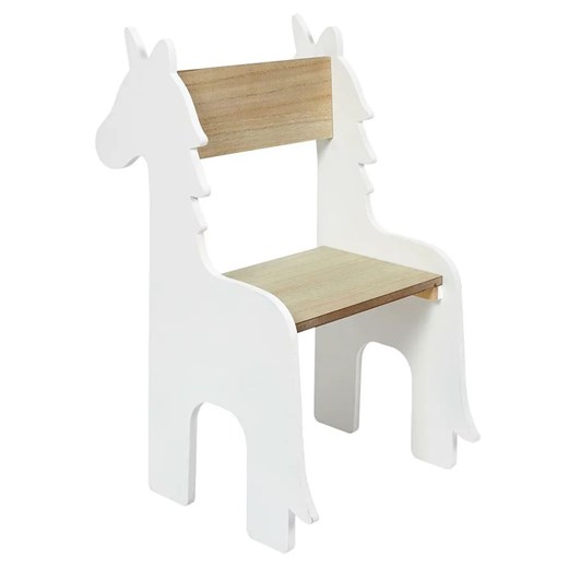 Krzesełko dziecięce z motywem koni - Awix 3X ze sklepu Edinos.pl w kategorii Fotele dziecięce - zdjęcie 172218986