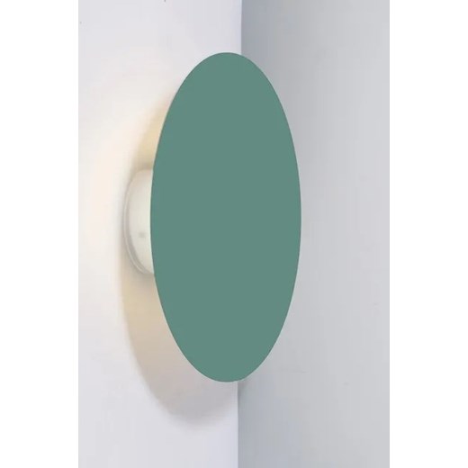Zielony metalowy kinkiet LED 15 cm V048 N5-D94 ze sklepu Edinos.pl w kategorii Lampy ścienne - zdjęcie 172219808