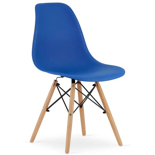 Niebieskie krzesło do nowoczesnego wnętrza - Naxin 4X Elior One Size Edinos.pl