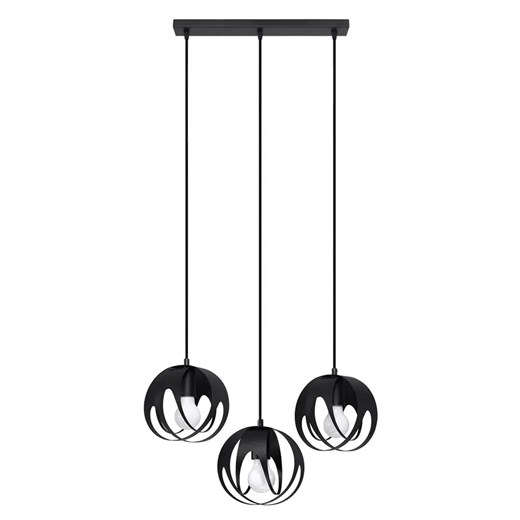 Czarna stalowa lampa wisząca nad stół w stylu loft - 7X A190 G3-C45 ze sklepu Edinos.pl w kategorii Lampy wiszące - zdjęcie 172221138