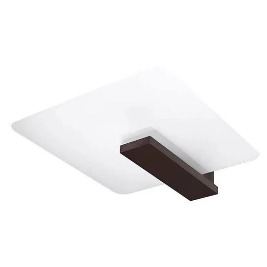 Szklany plafon z drewnianą ramą wenge - 4A A187 D7-B05 ze sklepu Edinos.pl w kategorii Lampy sufitowe - zdjęcie 172221145
