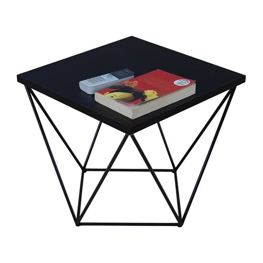 Czarny minimalistyczny stolik kawowy - Galapi 5X Elior One Size Edinos.pl