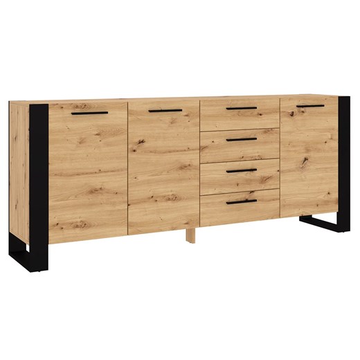 Komoda dąb artisan Z7-P99 ze sklepu Edinos.pl w kategorii Komody - zdjęcie 172222005