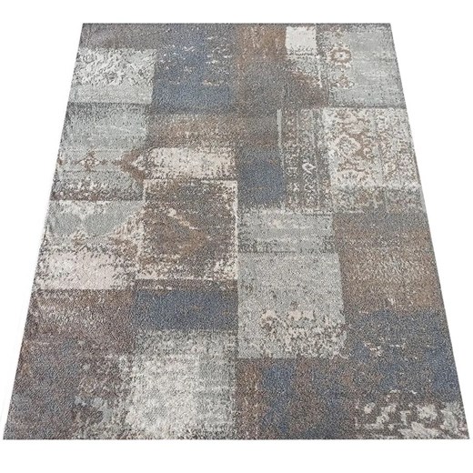 Prostokątny dywan w kwadratowe wzory - Fivo 6X ze sklepu Edinos.pl w kategorii Dywany - zdjęcie 172222077
