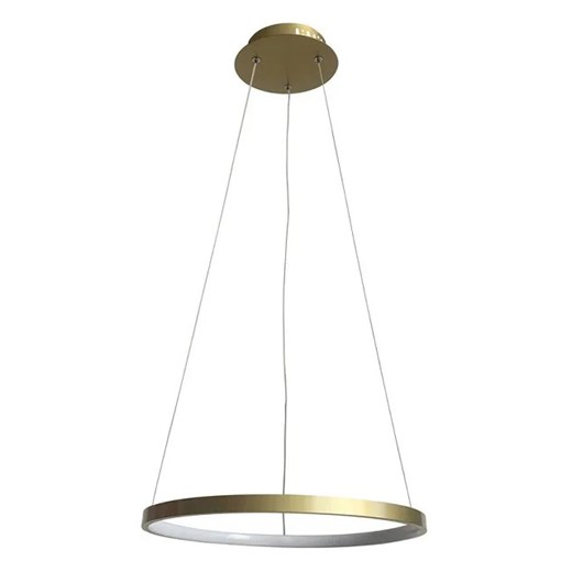 Złota lampa wisząca w kształcie ringu 40 cm - 14X V083 F3-T47 ze sklepu Edinos.pl w kategorii Lampy wiszące - zdjęcie 172223006