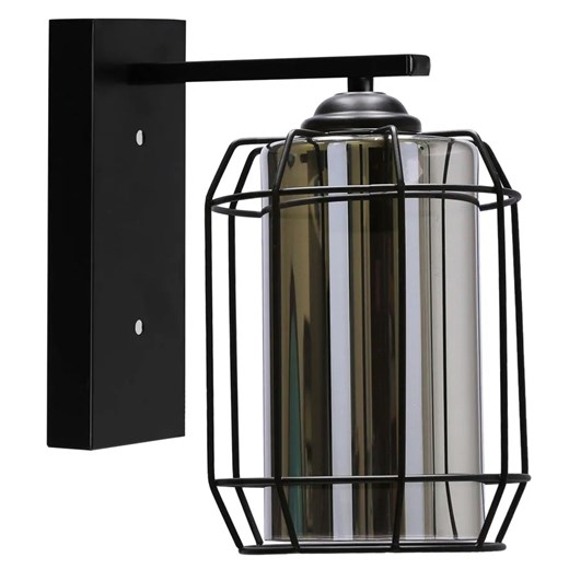Czarny kinkiet szklany - Z046-Nevo Lumes One Size Edinos.pl