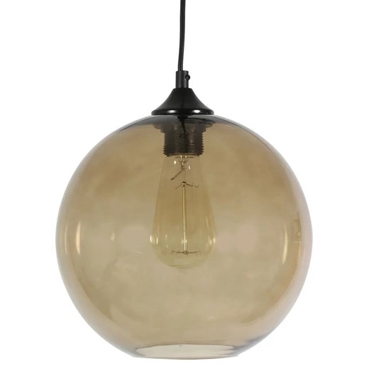 Lampa wisząca z brązowym kloszem - Z045-Juva Lumes One Size wyprzedaż Edinos.pl