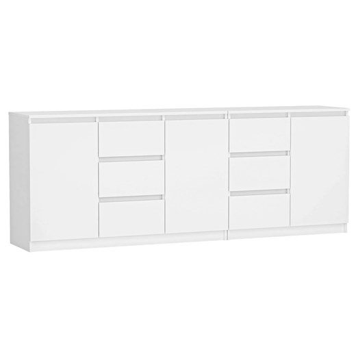 Biała długa komoda 200 cm - Mombi ze sklepu Edinos.pl w kategorii Komody - zdjęcie 172224257
