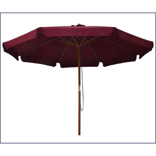 Burgundowy parasol ogrodowy - Karcheros Elior One Size Edinos.pl