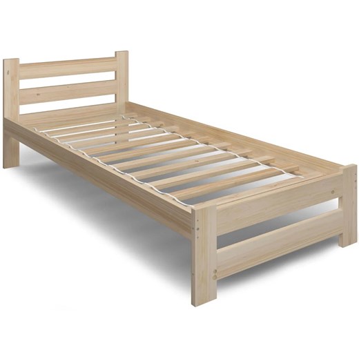 Drewniane łóżko jednoosobowe 80x200 - Zinos 3X ze sklepu Edinos.pl w kategorii Łóżka dziecięce - zdjęcie 172224696