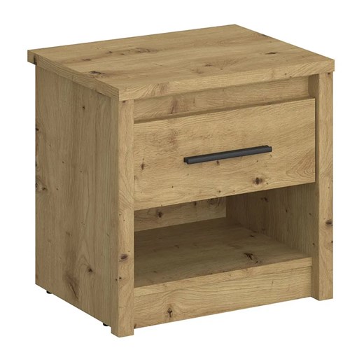 Klasyczna Szafka Nocna Z Szufladą Dąb Artisan T1-T59 ze sklepu Edinos.pl w kategorii Stoliki i szafki nocne - zdjęcie 172224998