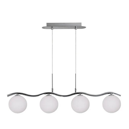 Elegancka lampa z czterema kloszami z matowego szkła - V118-Malavi Lumes One Size Edinos.pl