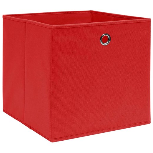 Czerwony zestaw 4 pudełek do przechowywania - Fiwa 3X Elior One Size Edinos.pl