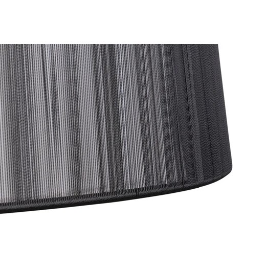 Czarna lampa wisząca z nitkowym abażurem - V160-Dusali Lumes One Size Edinos.pl