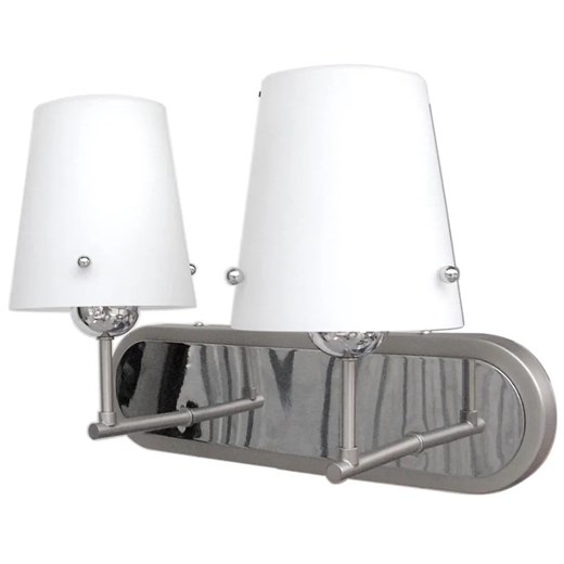 Biały kinkiet dwuramienny - K206-Katia Lumes One Size Edinos.pl