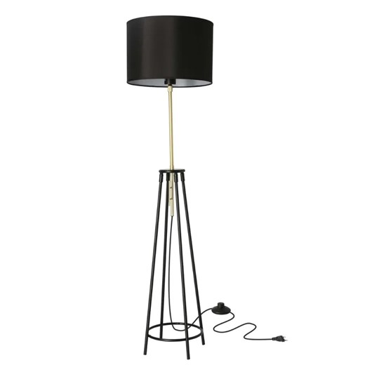 Czarno złota lampa podłogowa - K210-Akcjo Lumes One Size Edinos.pl