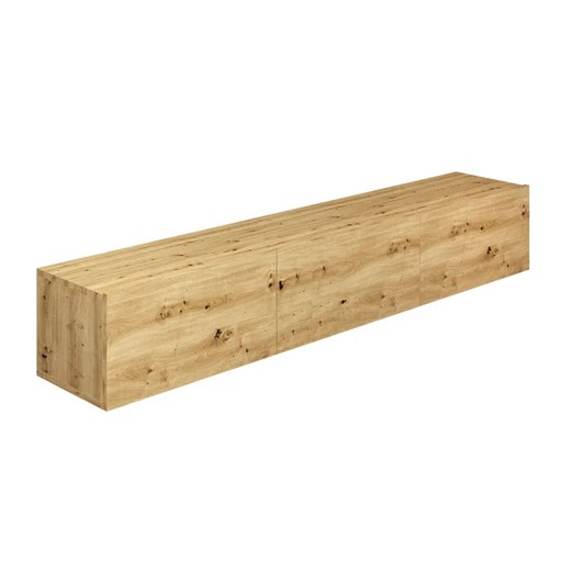 Wisząca Szafka Rtv Dąb Artisan G1-W17 ze sklepu Edinos.pl w kategorii Szafki RTV - zdjęcie 172227118