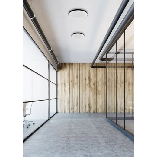 Okrągły czarny plafon - K335-Nomi Lumes One Size Edinos.pl