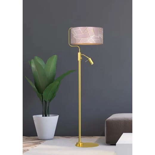 Różowo-złota lampa podłogowa - K346-Glown Lumes One Size okazyjna cena Edinos.pl