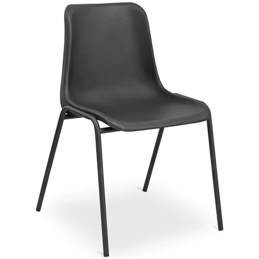 Czarne krzesło do nowoczesnej sali konferencyjnej - Hisco 3X ze sklepu Edinos.pl w kategorii Krzesła - zdjęcie 172228529
