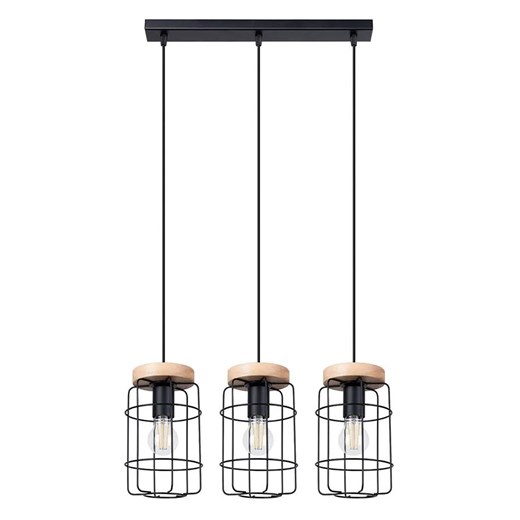 Potrójna druciana lampa wisząca - A401 D5-C47 ze sklepu Edinos.pl w kategorii Lampy wiszące - zdjęcie 172228686