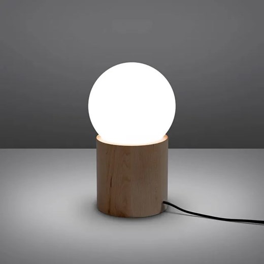 Skandynawska drewniana lampka stołowa - A436-Urva Lumes One Size Edinos.pl