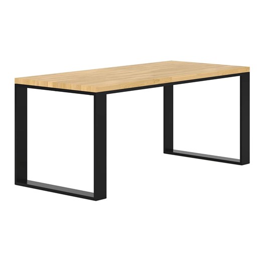 Loftowe drewniane biurko komputerowe 150 x 70 - Zedo Elior One Size Edinos.pl