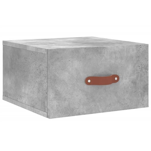 Wisząca szafka nocna szary beton C9-C50 ze sklepu Edinos.pl w kategorii Stoliki i szafki nocne - zdjęcie 172229108