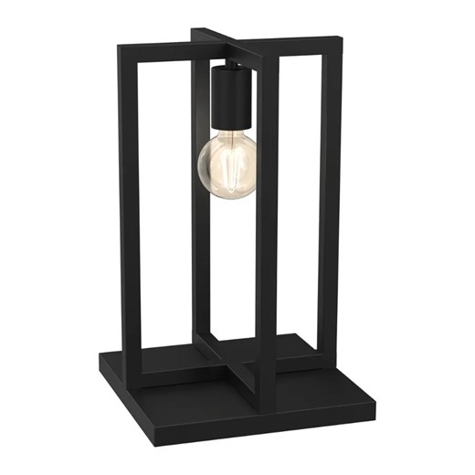 Loftowa czarna lampa stołowa - 21X K383 R8-M68 ze sklepu Edinos.pl w kategorii Lampy stołowe - zdjęcie 172229605