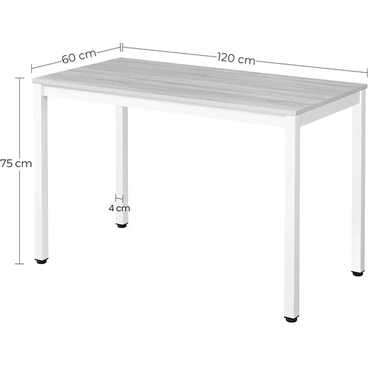 Czarny stół na metalowych nogach 120x60 - Ativ Elior One Size Edinos.pl