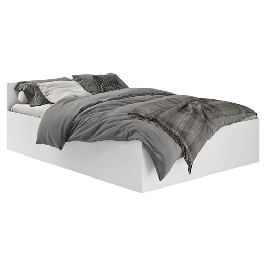 Dwuosobowe białe łóżko ze stelażem 160x200 - Tamlin 4X Elior One Size Edinos.pl