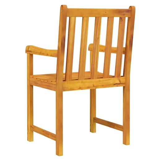 Krzesła ogrodowe z litego drewna akacjowego - Lofar Elior One Size Edinos.pl