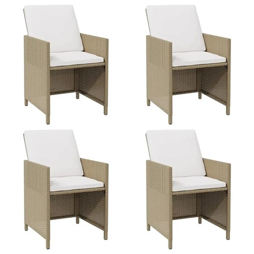 Zestaw czterech krzeseł ogrodowych - Lotis 5X ze sklepu Edinos.pl w kategorii Krzesła ogrodowe - zdjęcie 172232648