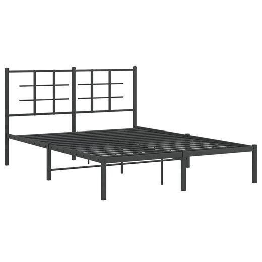 Czarne metalowe łóżko 160x200 cm - Sevelzo Elior One Size Edinos.pl