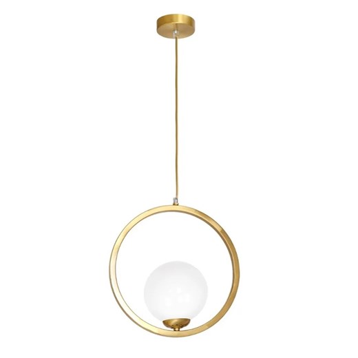 Złota lampa wisząca glamour - 8X K443 P7-S06 ze sklepu Edinos.pl w kategorii Lampy wiszące - zdjęcie 172232807