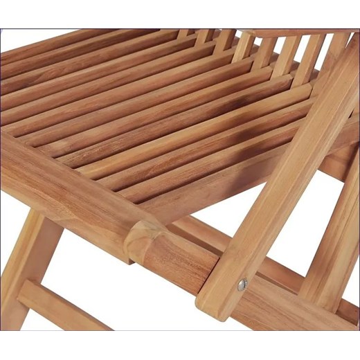 Składane drewniane krzesła ogrodowe Soriano 2X - 2 szt Elior One Size wyprzedaż Edinos.pl